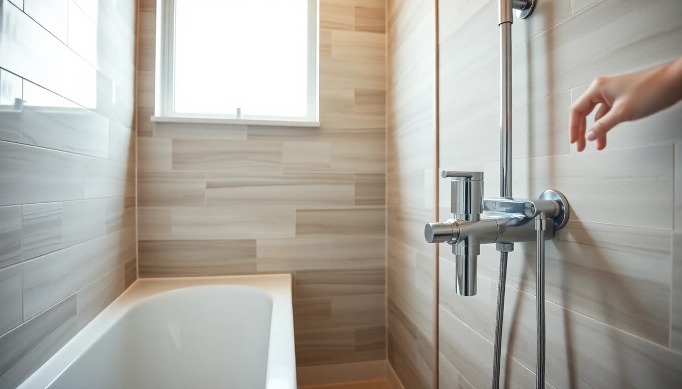 Experienced bathroom fitters Manchester showcasing their craft in a stylish bathroom.