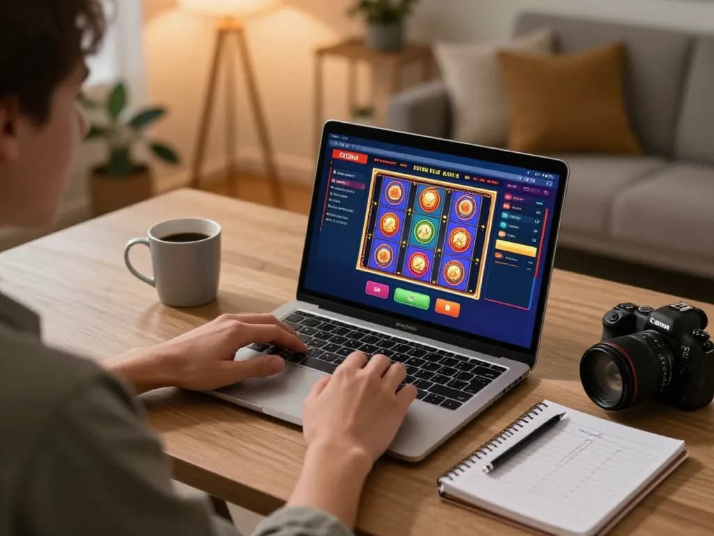 Players enjoying online gaming with vidyasewingmachine, engaging in strategic betting at home.