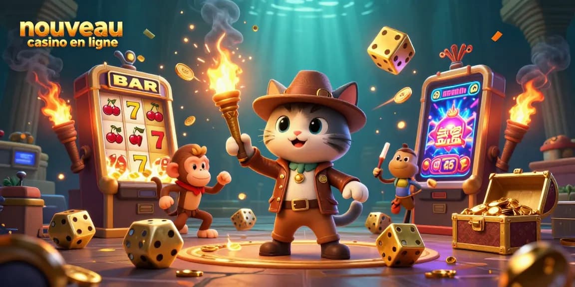 Illustrez votre expérience avec le nouveau casino en ligne grâce à des animations riches et colorées.