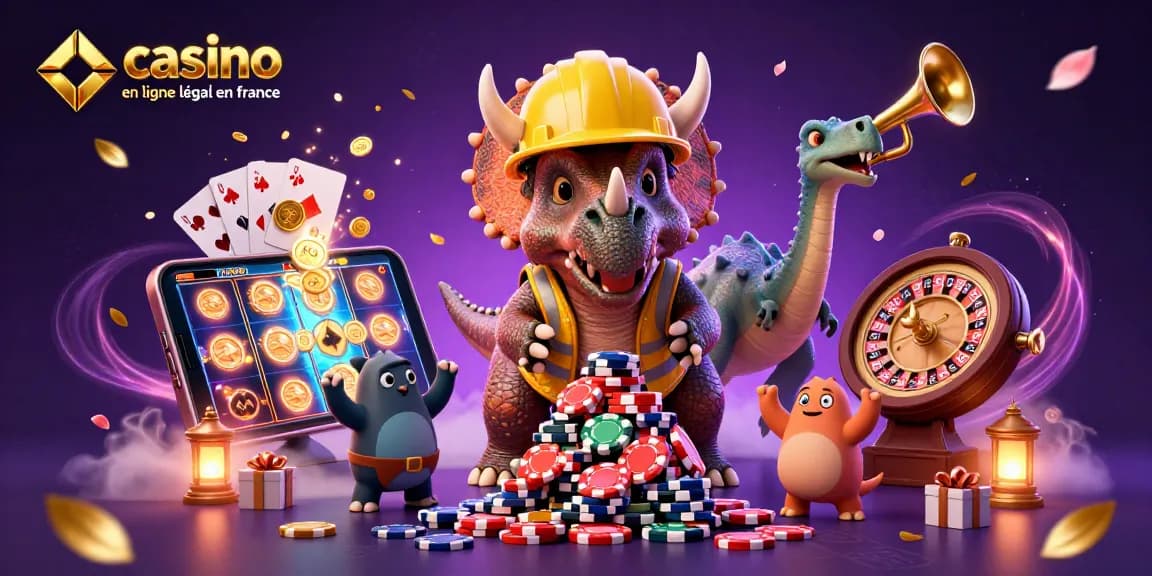 Des joueurs s'amusent sur un casino en ligne légal en France avec des jeux colorés et des paris excitants.