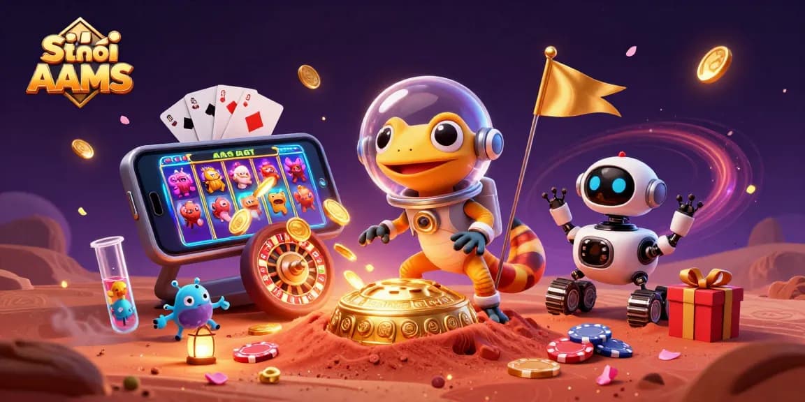 I siti non AAMS offrono un'esperienza di gioco unica, con un casinò d'oro sequestrato su Marte tra simboli di fortuna.
