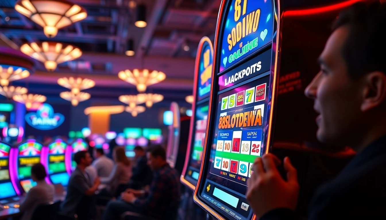 Menangkan jackpot dalam 88SLOTDEWA Online di kasino yang penuh warna.