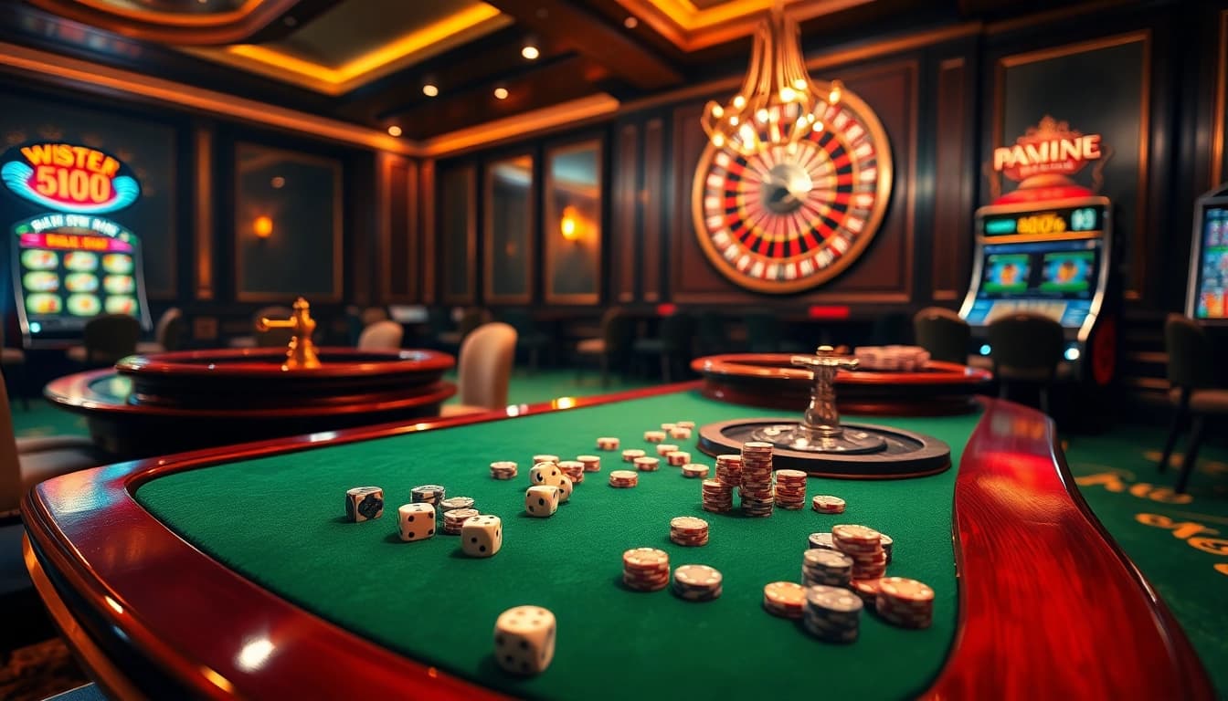 Players strategize and gamble at a luxurious casino table, experiencing excitement with layarkaca21.