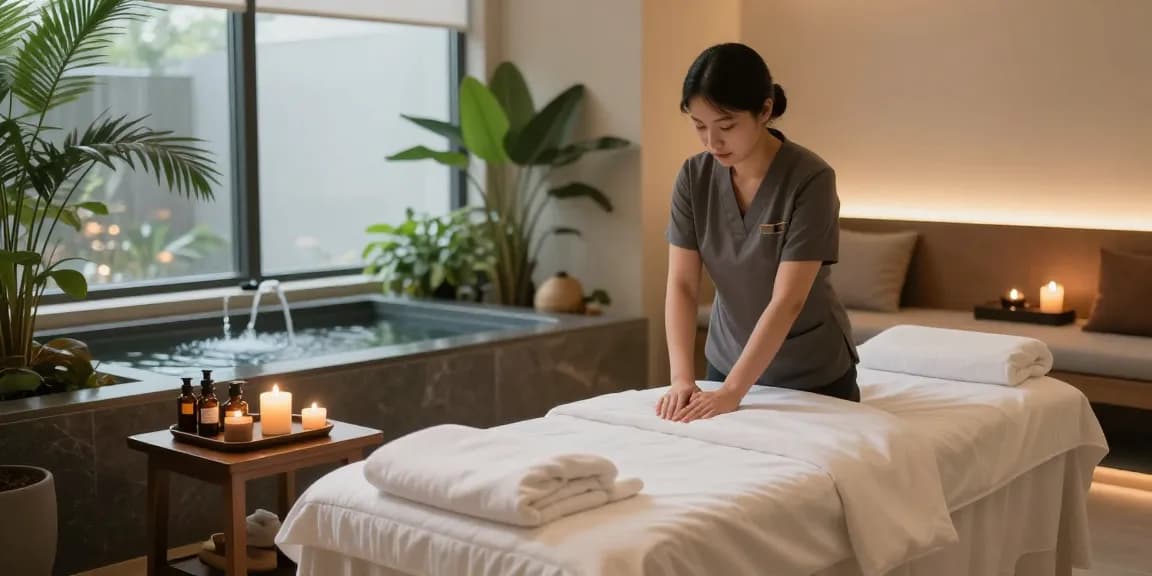 Experience relaxing 서울출장마사지 in a serene spa environment with soothing elements.