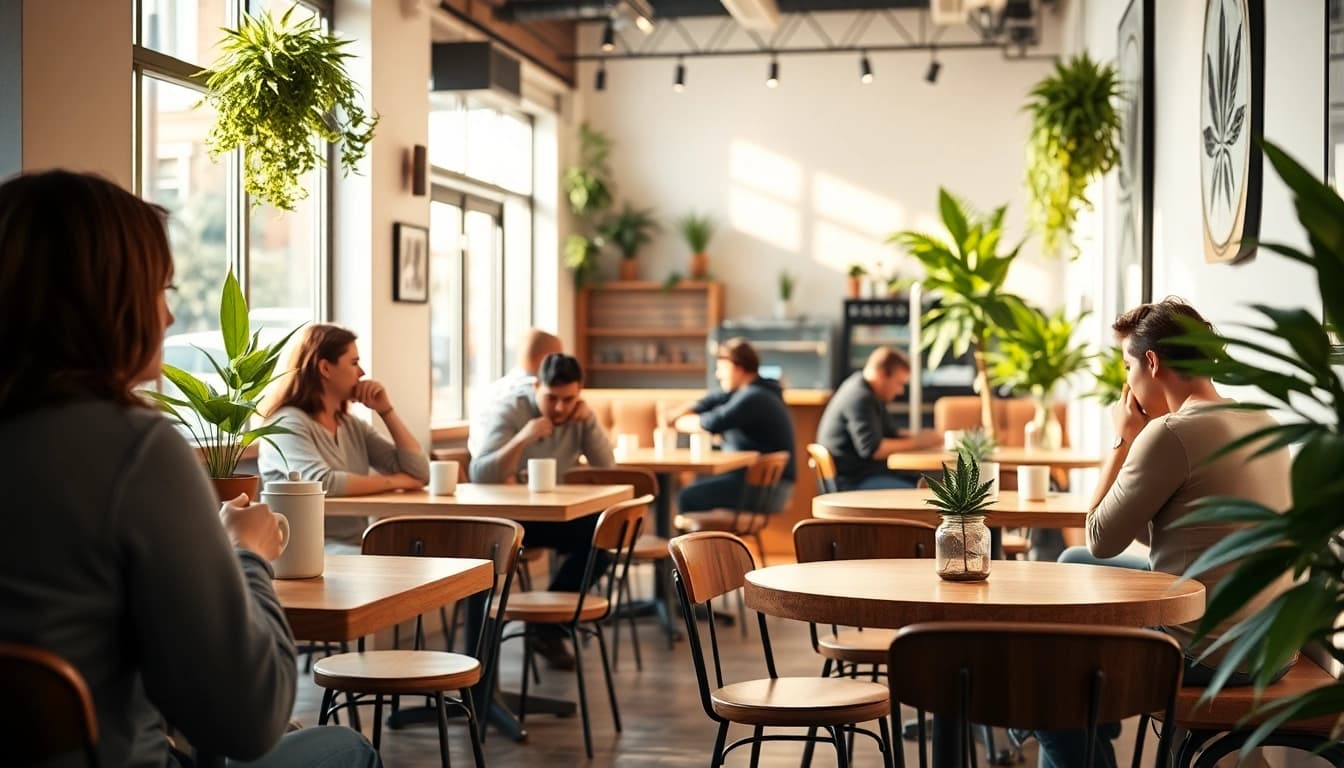 Cannabis Coffee Shop lloret de mar offers an inviting atmosphere with coffee and socializing.