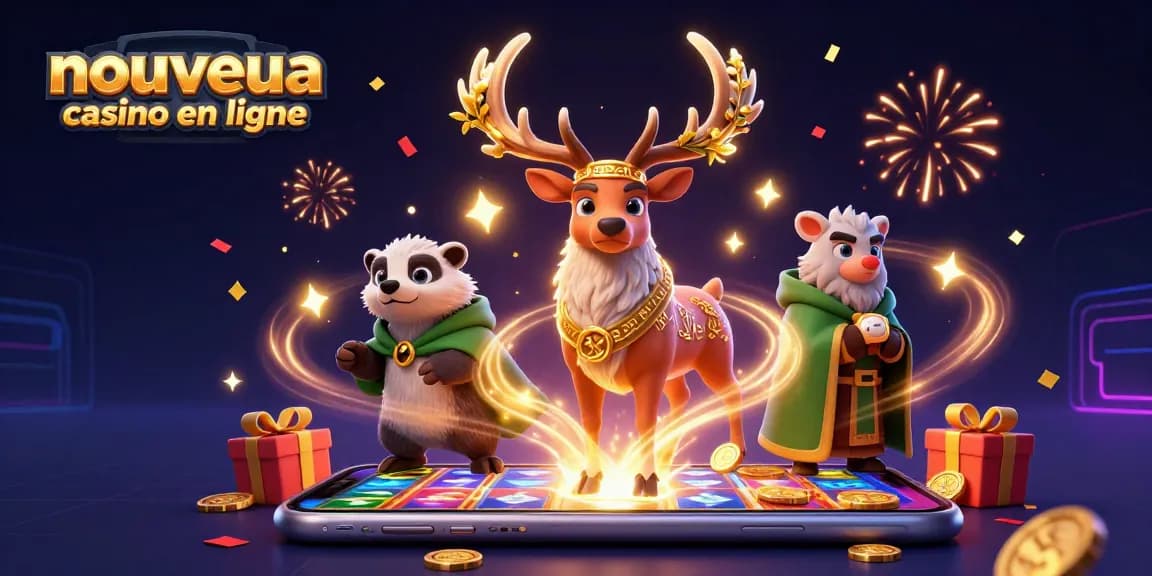 Jouer dans un nouveau casino en ligne avec un druid stag et une magie éblouissante.