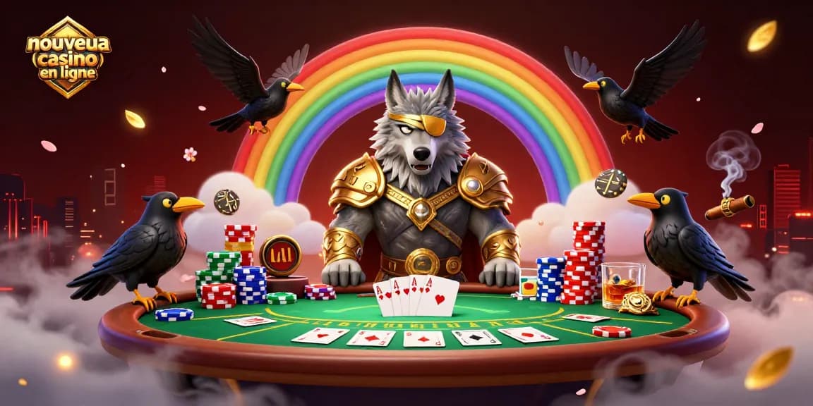 Découvrez une scène captivante alliant Odin et Ravens, symbole du nouveau casino en ligne.