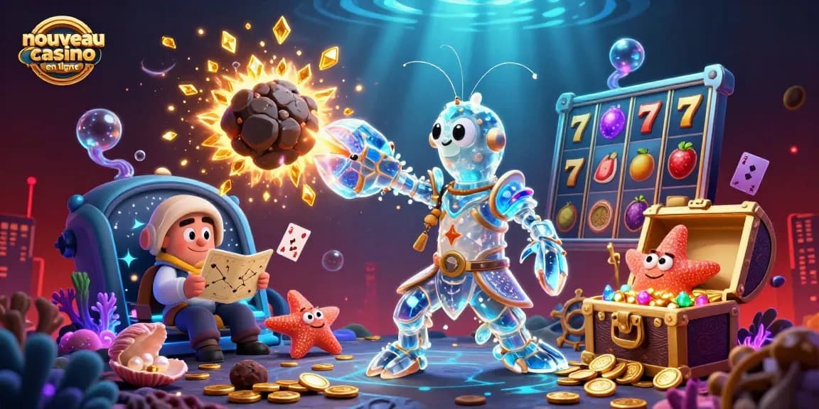 Vivez l'expérience d'un nouveau casino en ligne avec un manteau de lumière, des trésors brillants et des jeux dynamiques.