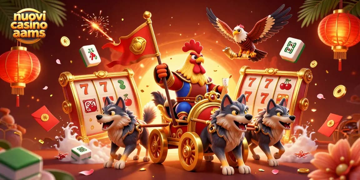 Scopri i nuovi casino aams mentre il signore gallo guida una carrozza d'oro nel gioco.