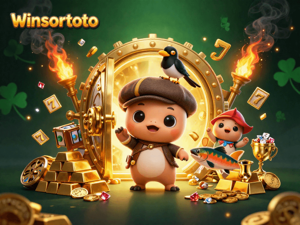 Menangkan slot dan jackpot dengan winsortoto sambil bersenang-senang dengan karakter kartun lucu