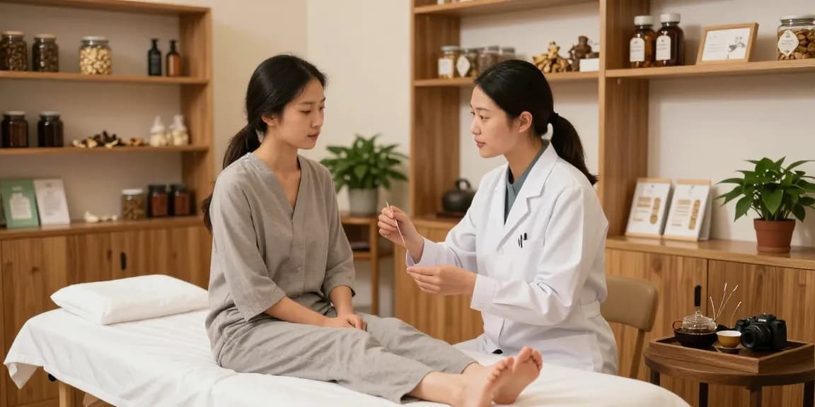 Comfortable consultation at 수원한의원 with a professional and patient, showcasing holistic healing.