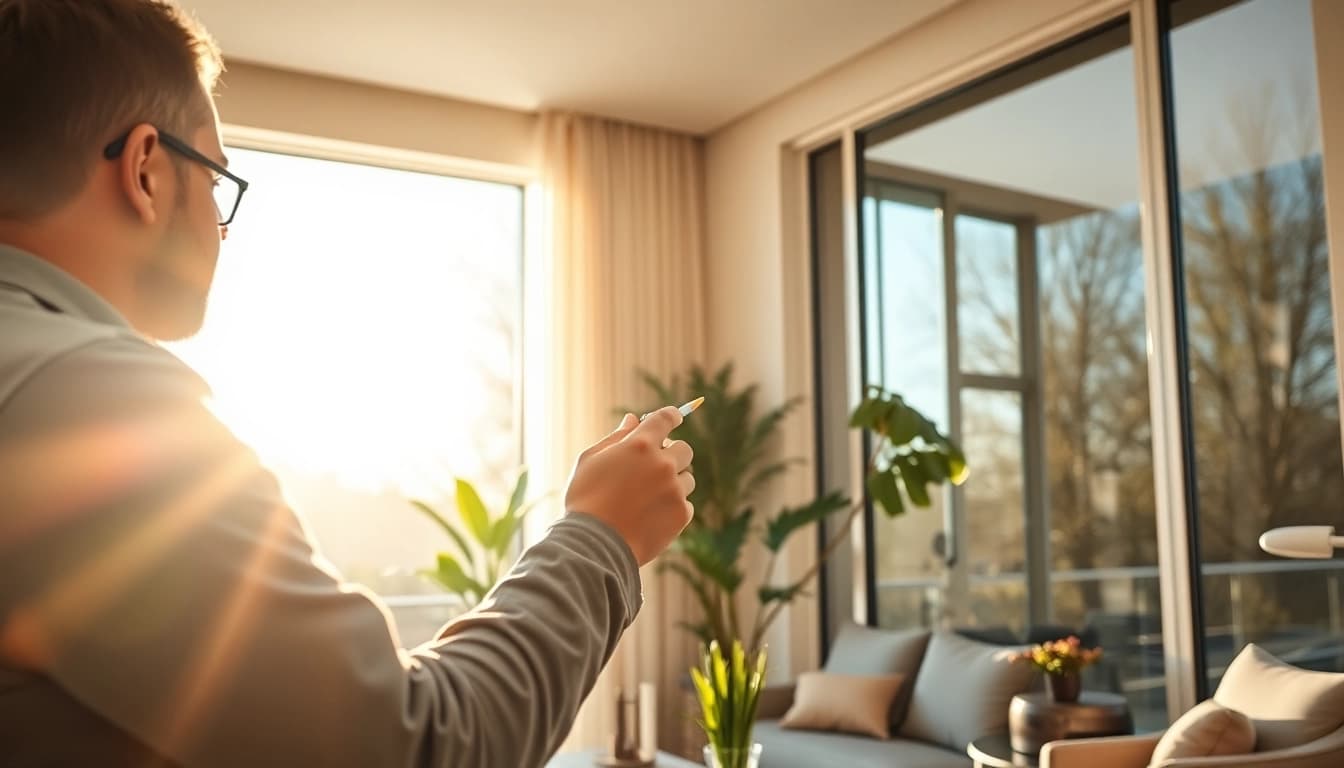Enhance comfort and privacy with window tinting Cleveland TN in a stylish home setting.