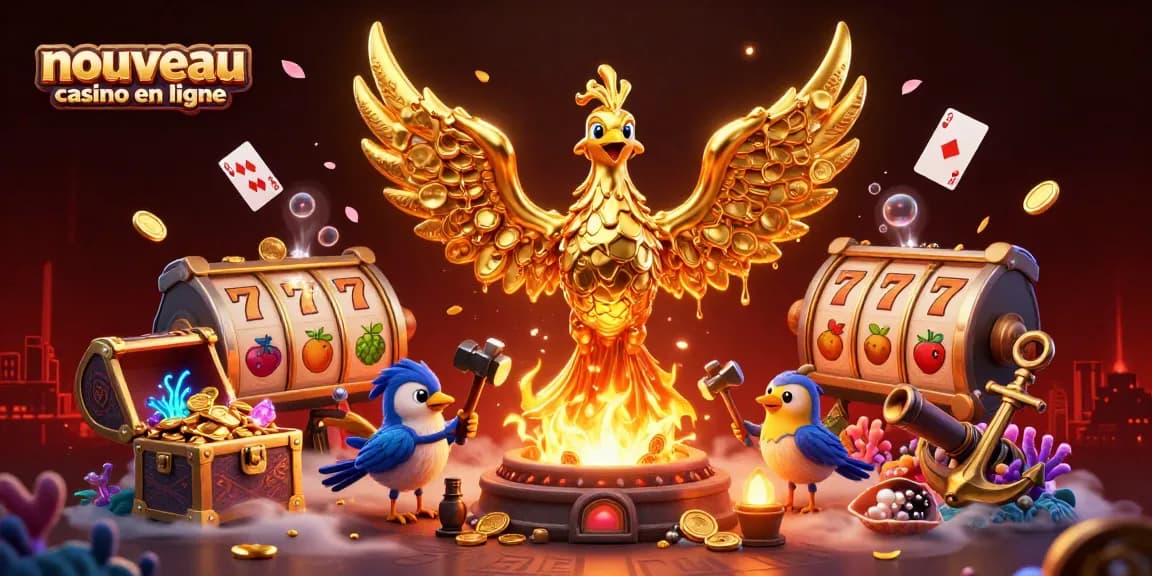 Le nouveau casino en ligne vous invite à découvrir un univers de jeux captivants avec un phénix doré.