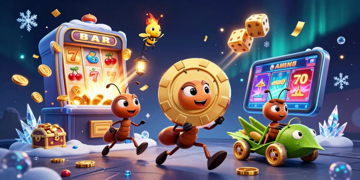 Permainan slot di bunmeebuntea menunjukkan antusiasme dengan chip poker emas besar.