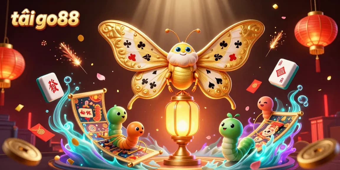 Engage in thrilling gameplay with tải go88, showcasing vibrant casino elements and festive decorations.