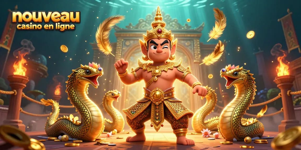 Nouveau casino en ligne, placez vos paris tout en profitant d’un spectacle vibrant de gardiens et de serpents colorés.