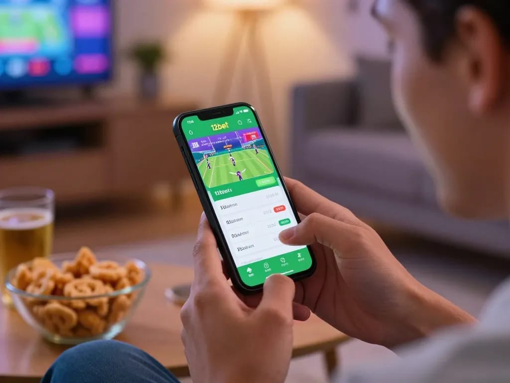 Cược qua ứng dụng 12bet trong một trận đấu thể thao kịch tính để có sự thuận tiện tối đa