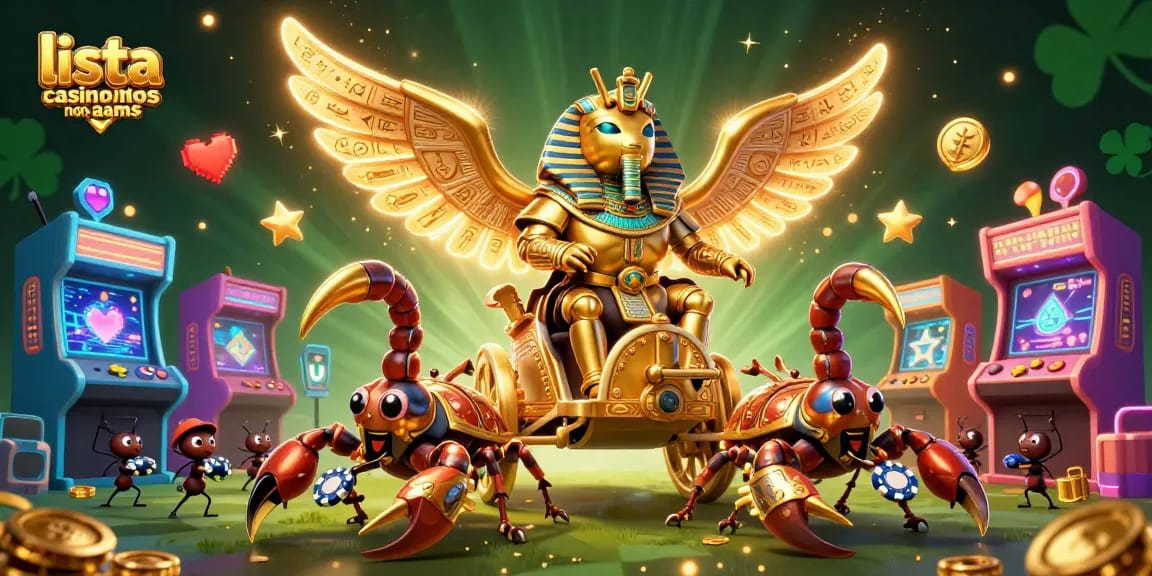 Visualizza la creatività della lista casino non aams in un'illustrazione 3D vibrante.