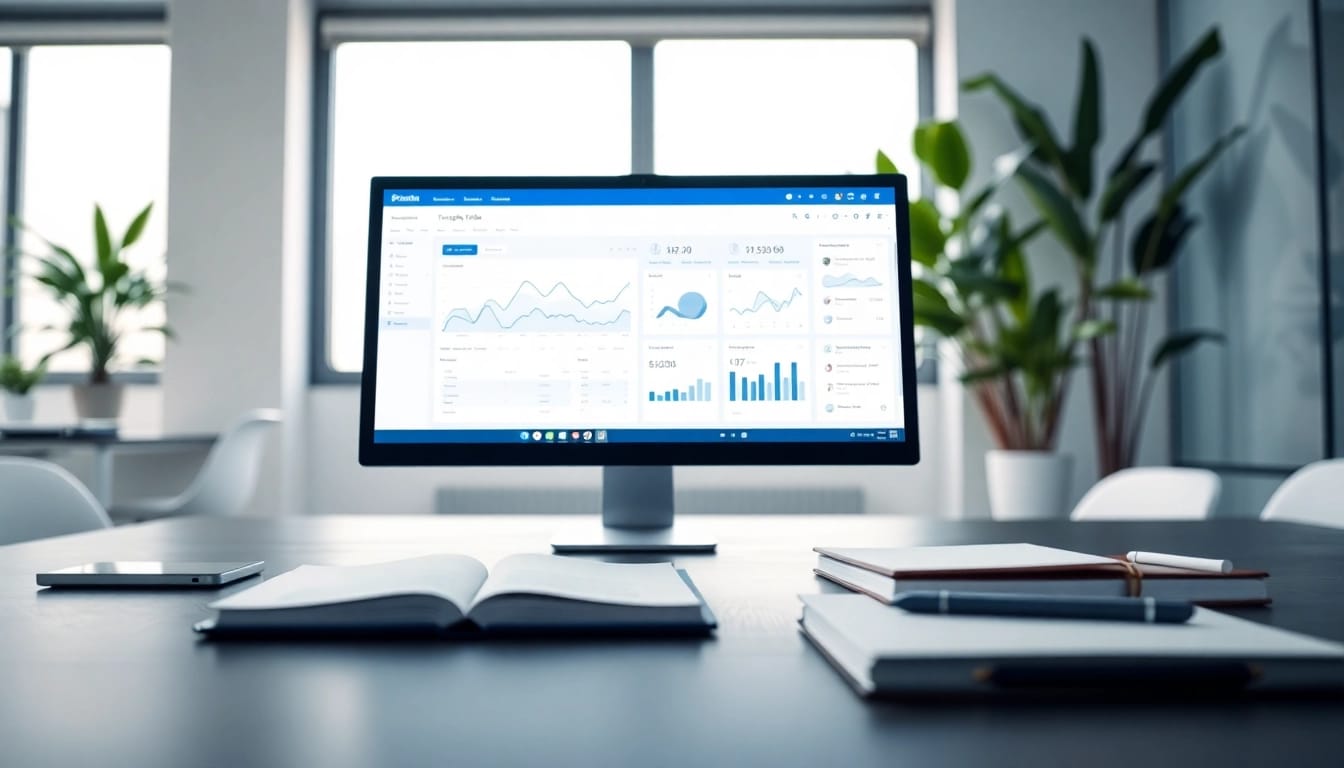 Visual representation of a document and link tracking tool on a modern desktop interface.