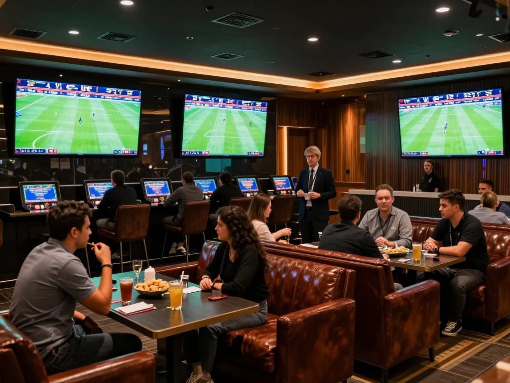 Experience thrilling sports betting at https://nddo.org with live matches and engaged patrons.