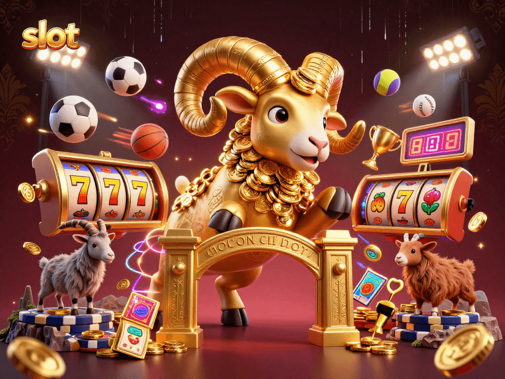 Raih peluang besar di slot dengan gambar ilustrasi 3D menakjubkan yang menampilkan karakter unik dan simbol keberuntungan