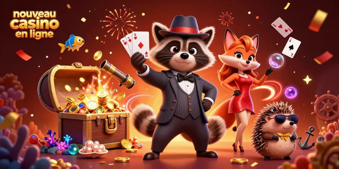 Lancez-vous dans le nouveau casino en ligne avec des personnages amusants dans un décor sous-marin scintillant.