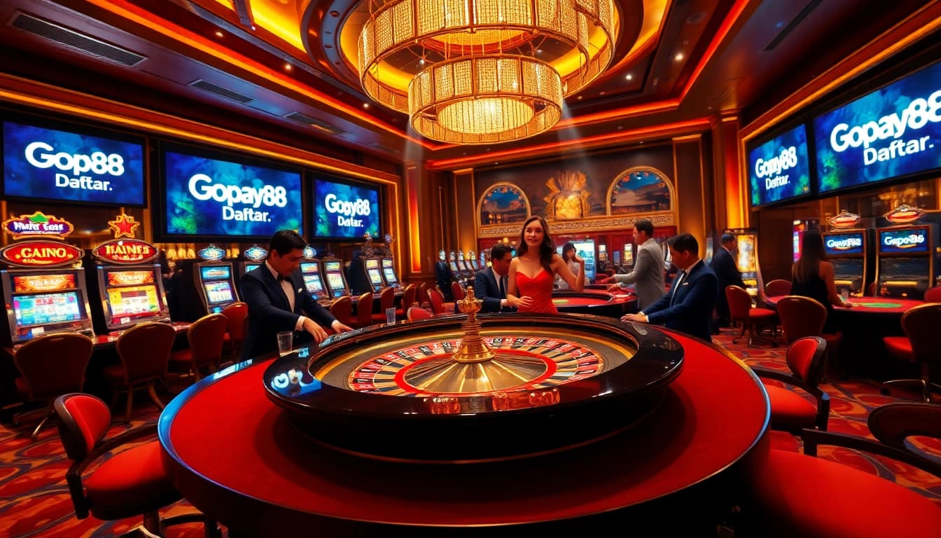 Join the thrilling action at Gopay88 Daftar, where players enjoy luxurious casino games and excitement.
