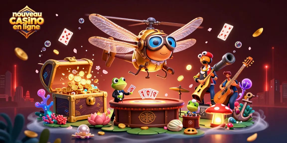 Visitez le nouveau casino en ligne et découvrez des jeux passionnants avec des croupiers animés.