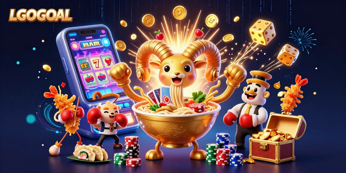 Win big with LGOGOAL at vibrant slots, featuring dynamic characters and exciting jackpot moments.
