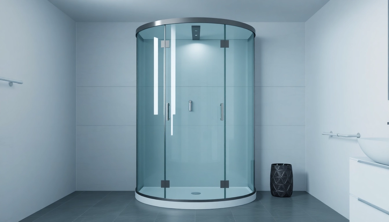 Erleben Sie die sonni Duschkabine 80x80 in einem eleganten Badezimmer.