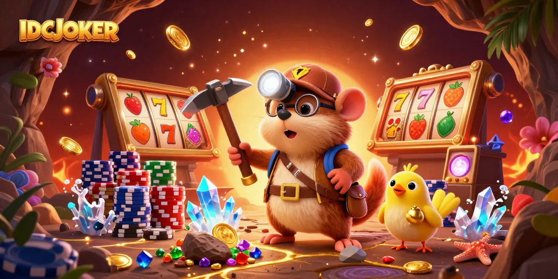 IDCJOKER offers an exciting slot experience with vibrant treasure hunting adventure.