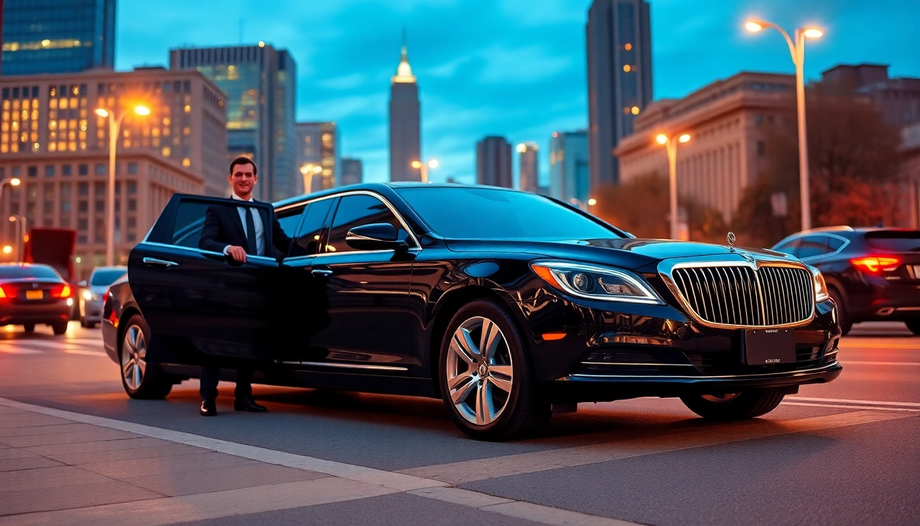 Experience exceptional Chauffeur Services near me with a professional chauffeur and luxury limousine.