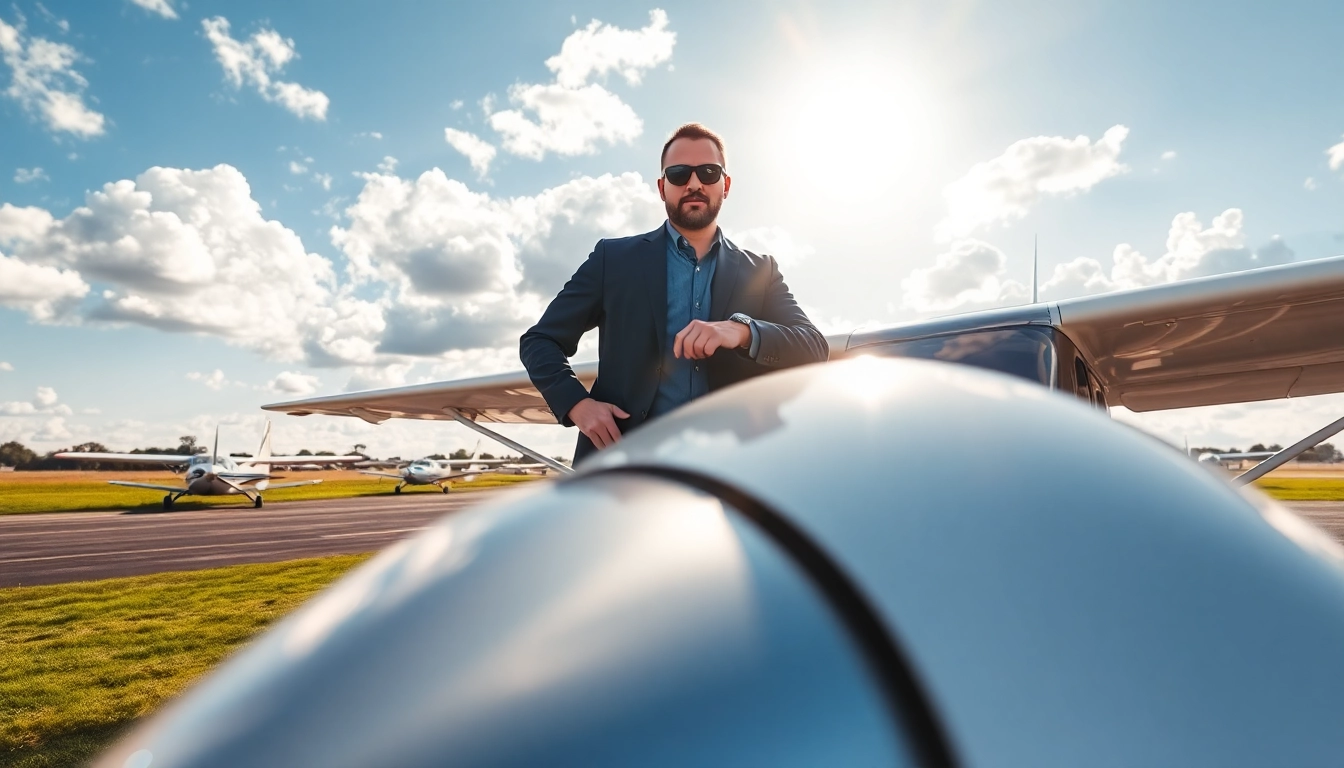 Explore opportunities for a private pilot license near me in this inspiring aviation scene.