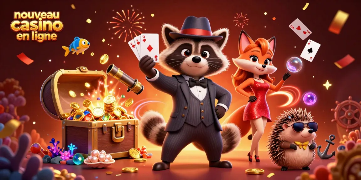 Lancez-vous dans le nouveau casino en ligne avec des personnages amusants dans un décor sous-marin scintillant.
