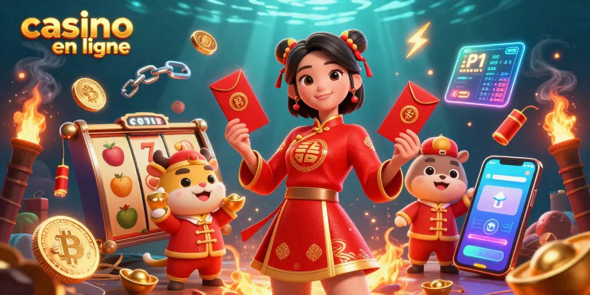 Découvrez l'excitation du casino en ligne avec des personnages vibrants et des éléments de jeu engageants en action.