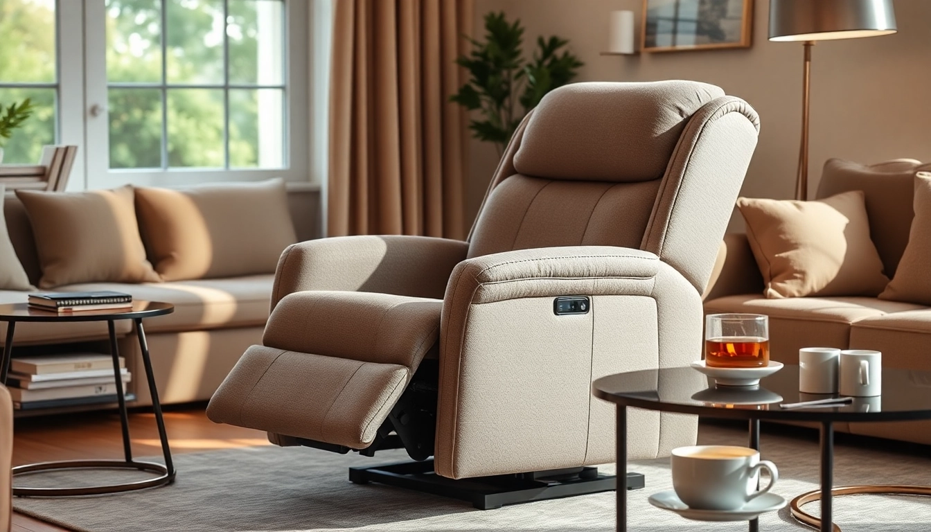 Experience comfort with power lift recliners with heat and massage designed for your relaxation.
