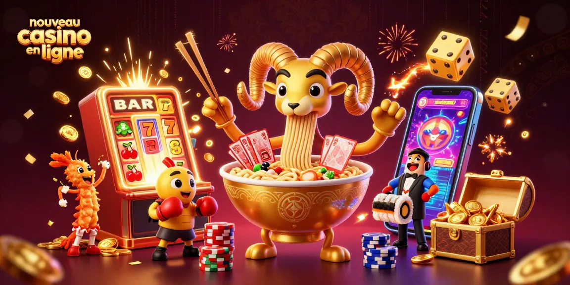 Vivez l'excitation du nouveau casino en ligne avec ce bol de ramen expliquant les jeux de cartes.