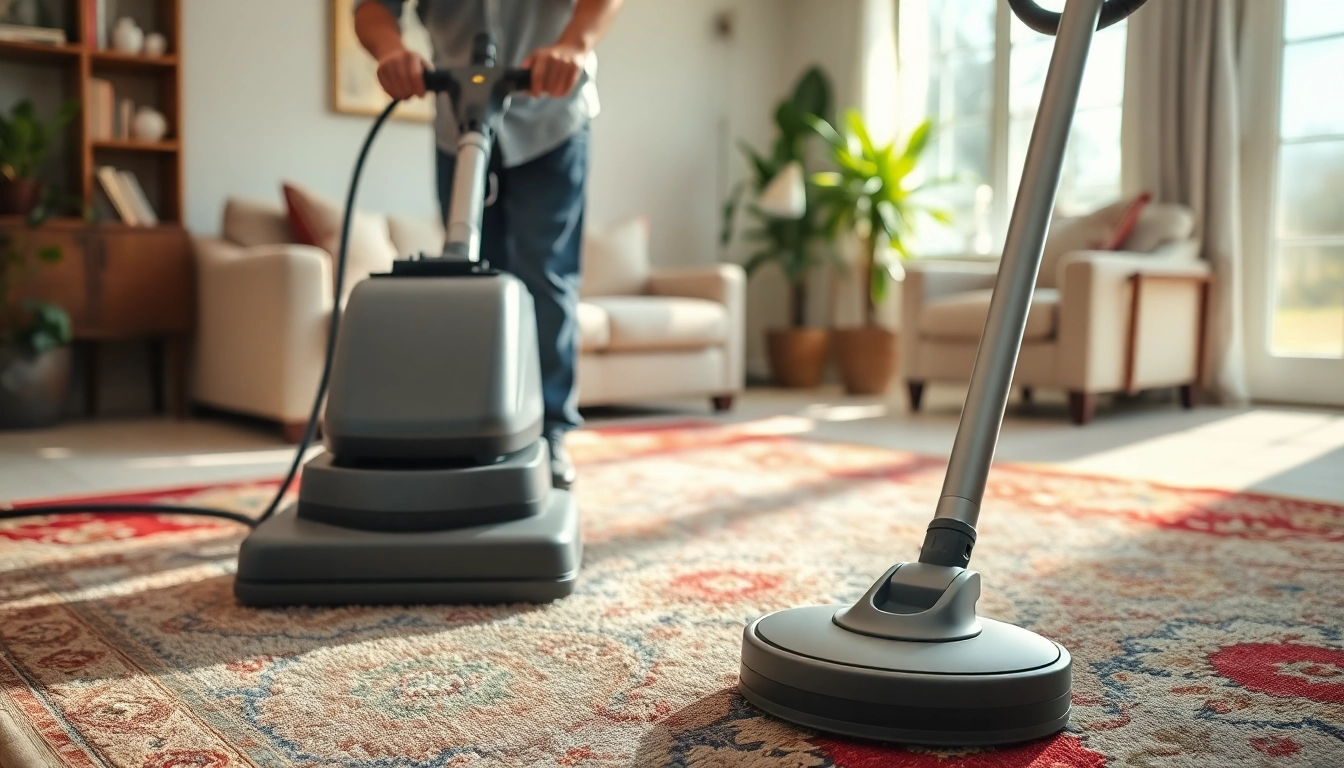 Efficient carpet cleaners Roseville CA rejuvenating elegant rugs in a sunlit home.