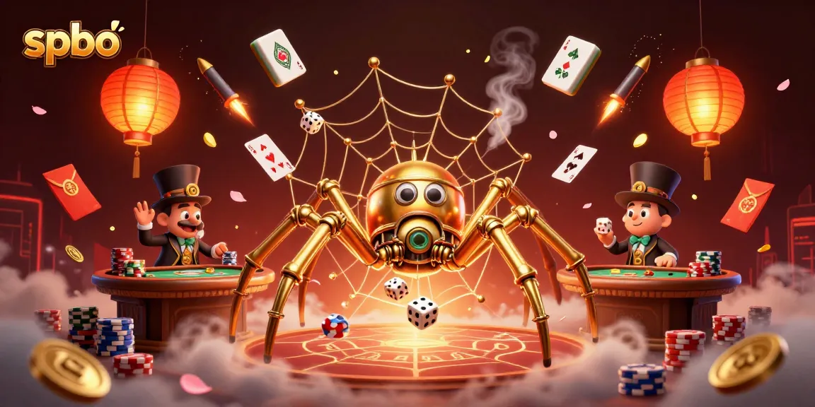Engage with spbo casino adventure in a dynamic steampunk scene filled with poker elements.