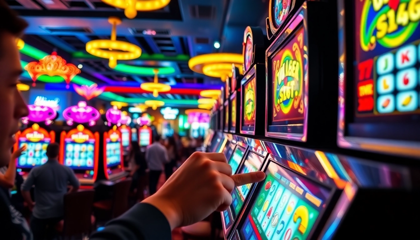 Menang besar pada pgbet slot di kasino yang ceria dan ramai dengan pemain yang bersemangat.
