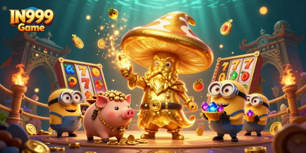 Engage in the thrilling IN999 Game where powerful wizards and treasures ignite your fortune.