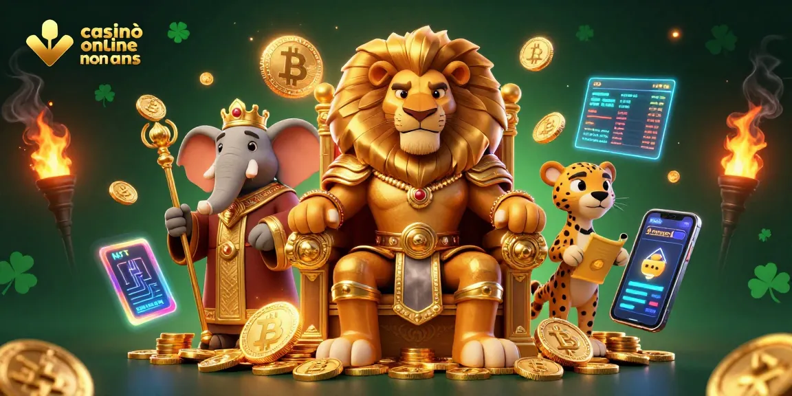 I casinò online non AAMS offrono opportunità di divertimento con simboli di monete e vincite scintillanti.