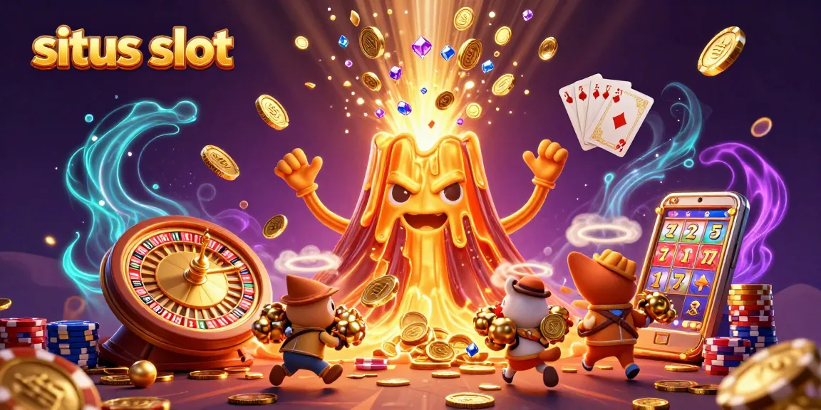 Putar situs slot yang menggoda saat melihat lava emas dan harta karun melimpah.