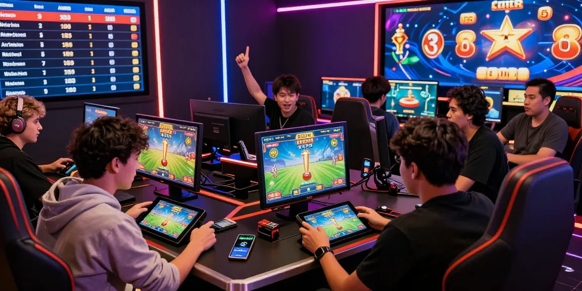 Aviator crash game players celebrating big wins in a vibrant online casino environment.