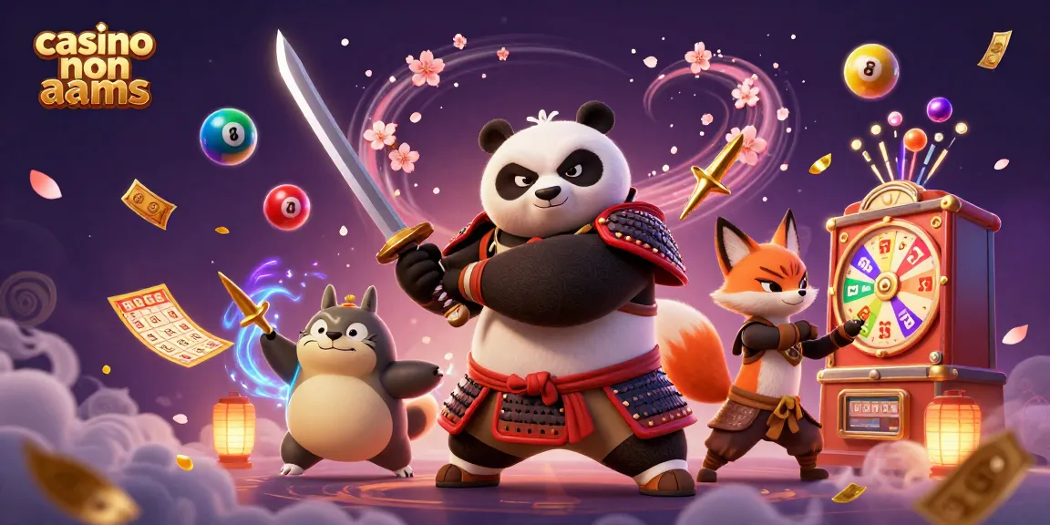 Sperimenta un gameplay vibrante nei casinò non AAMS con panda samurai, volpe ninja e entusiasmanti elementi della lotteria.
