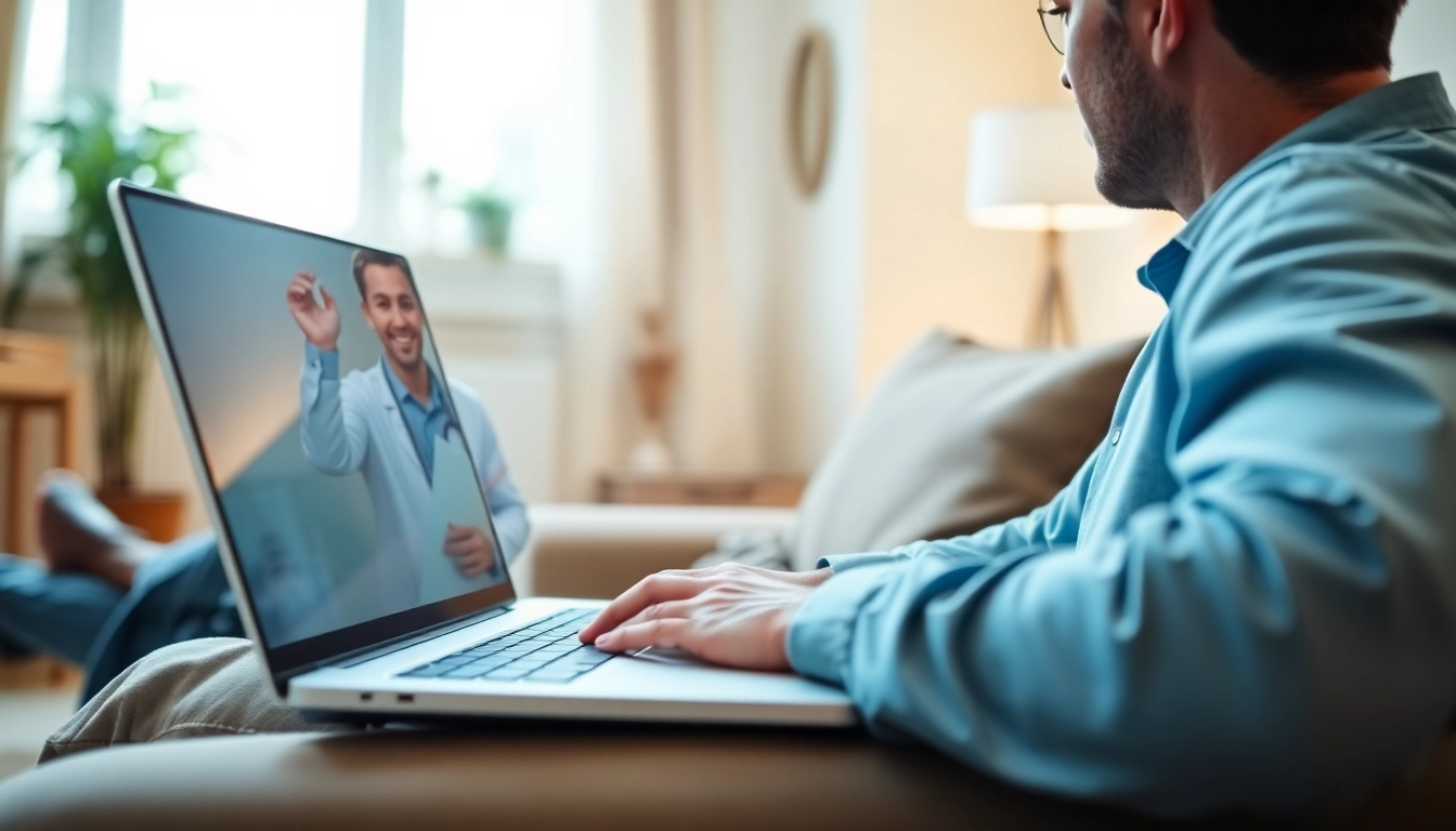 Message a doctor online 24/7 in a virtual consultation at home for immediate medical advice.