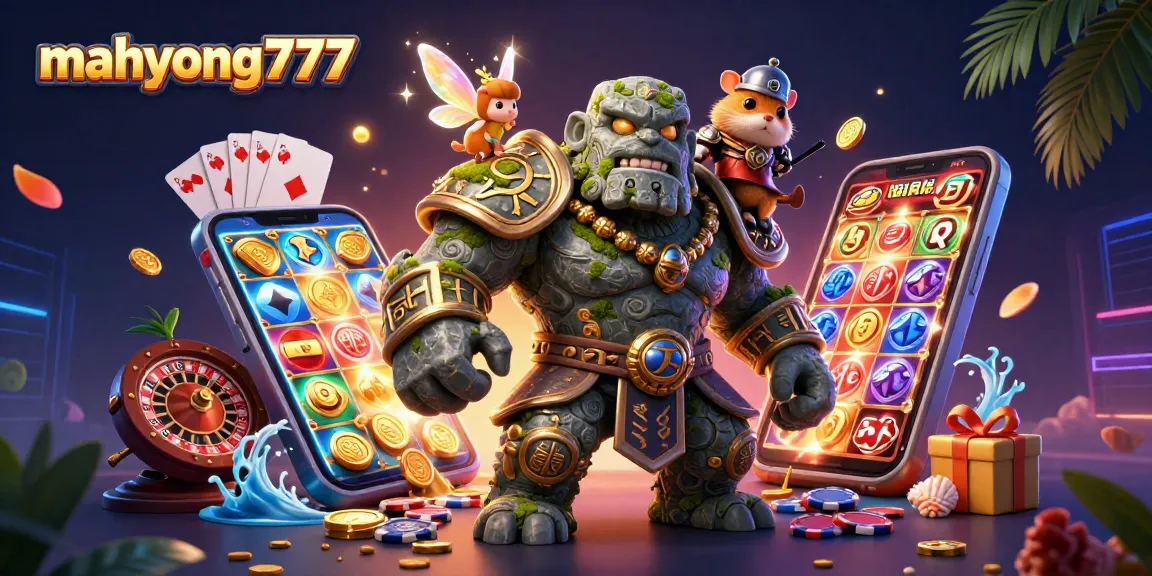 Experience mahyong777's enchanting world of slots with golems, fairies, and jackpot magic.