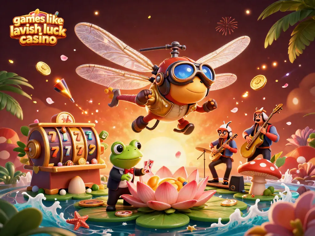 Experience thrilling gameplay with games like Lavish Luck Casino featuring vibrant characters and dynamic casino elements.