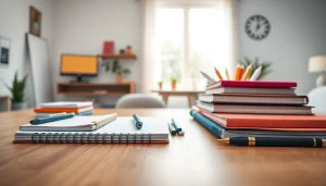 Shop quality stationery online UK with a vibrant arrangement of exquisite stationery items.