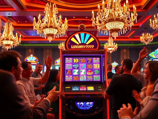 Mainkan luxury777 slot dengan desain mewah dan suasana kasino yang meriah.